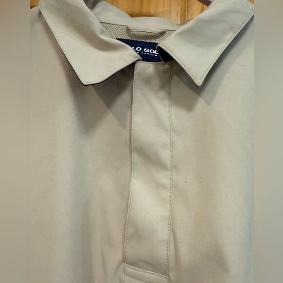 NWT Polo Golf size XL Beige Polo Golf 1/2 button Jacket - Picture 3 of 10